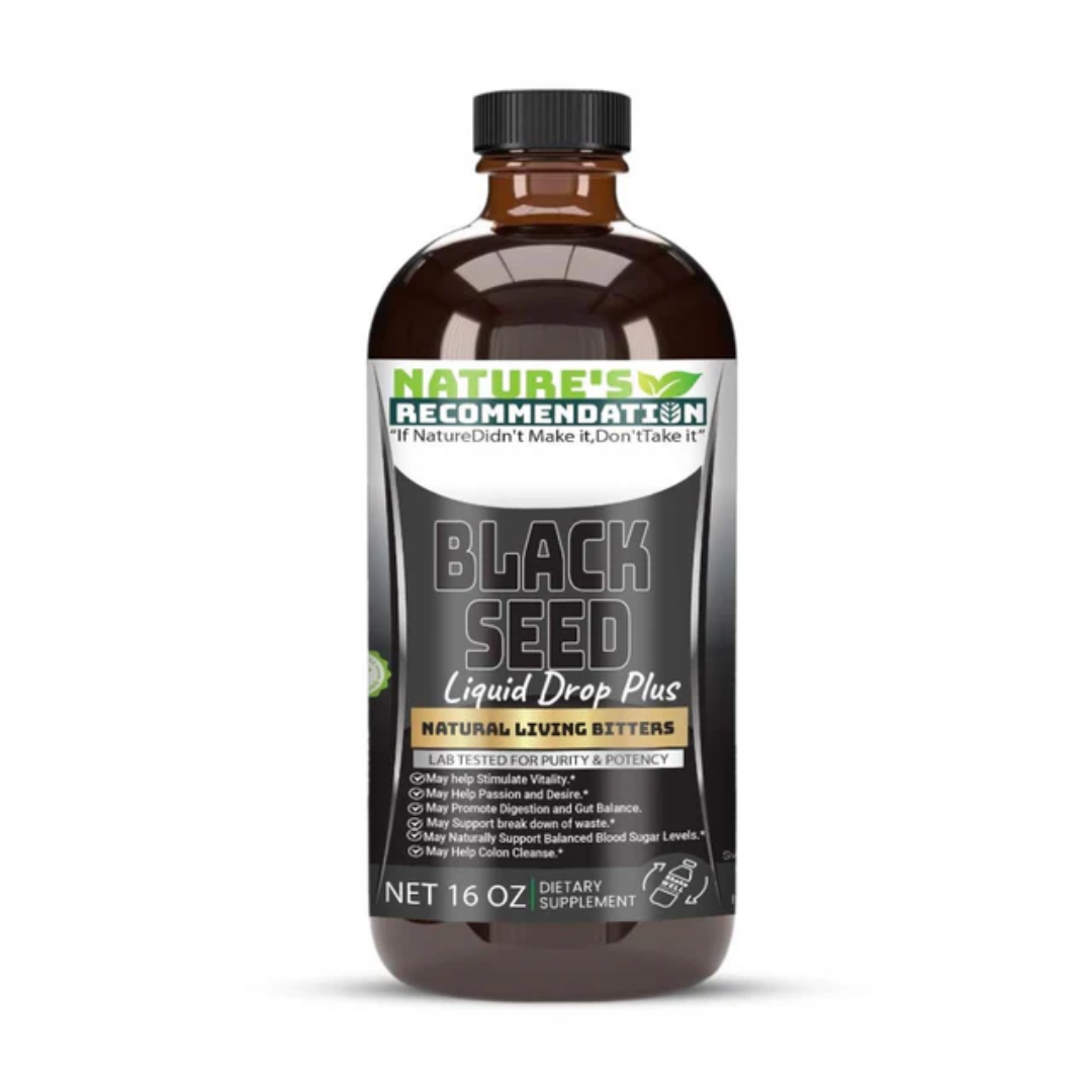 Black Seed Liquid Drop Plus Natural Living Bitters 16oz