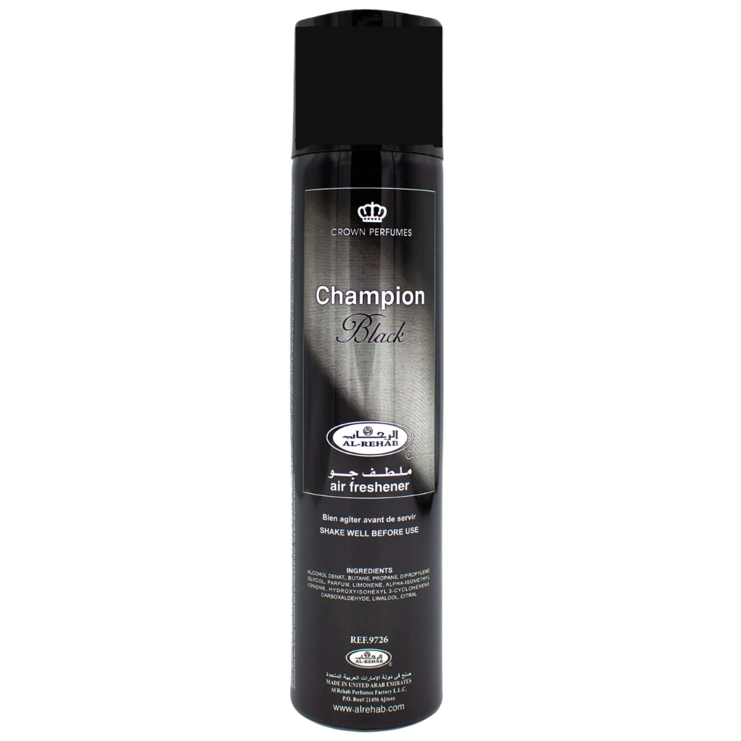 Champion Black Air Freshener 300ml