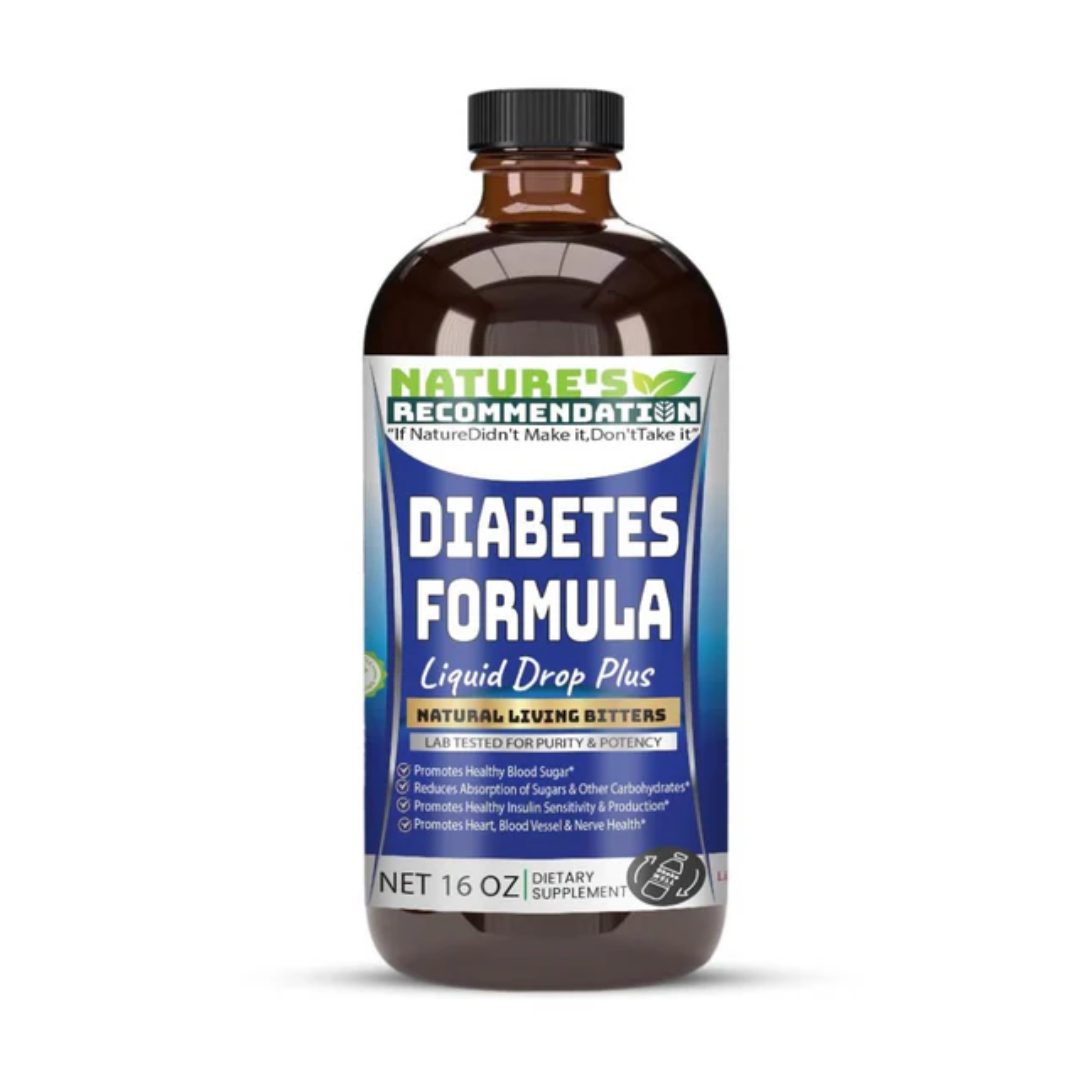 Diabetes Formula Liquid Drop Plus 16oz - Natural Diabetic Solution