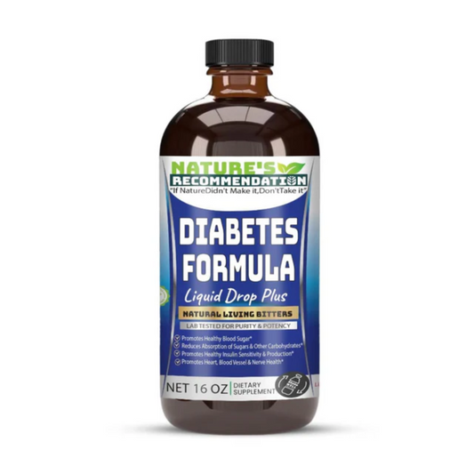 BEST SELLER-Diabetes Formula Liquid Drop Plus 16oz - Natural Diabetic Solution
