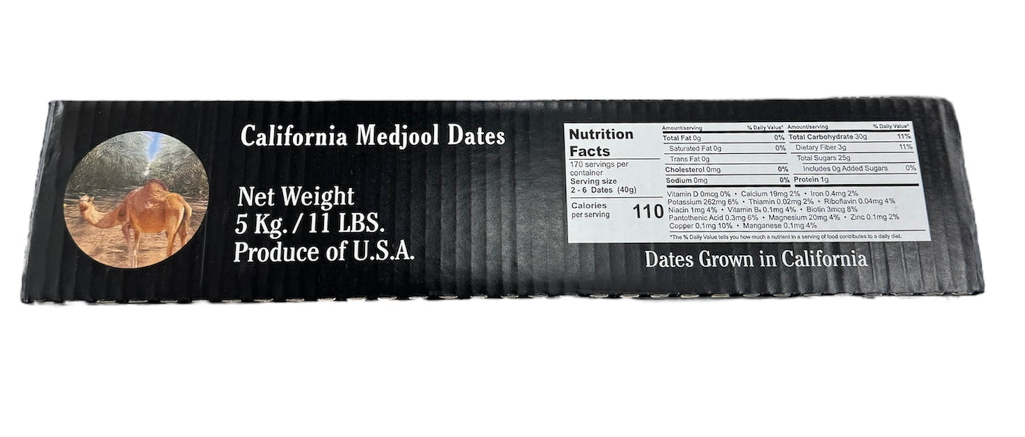 Rolling Camel California Medjool Dates 11lbs