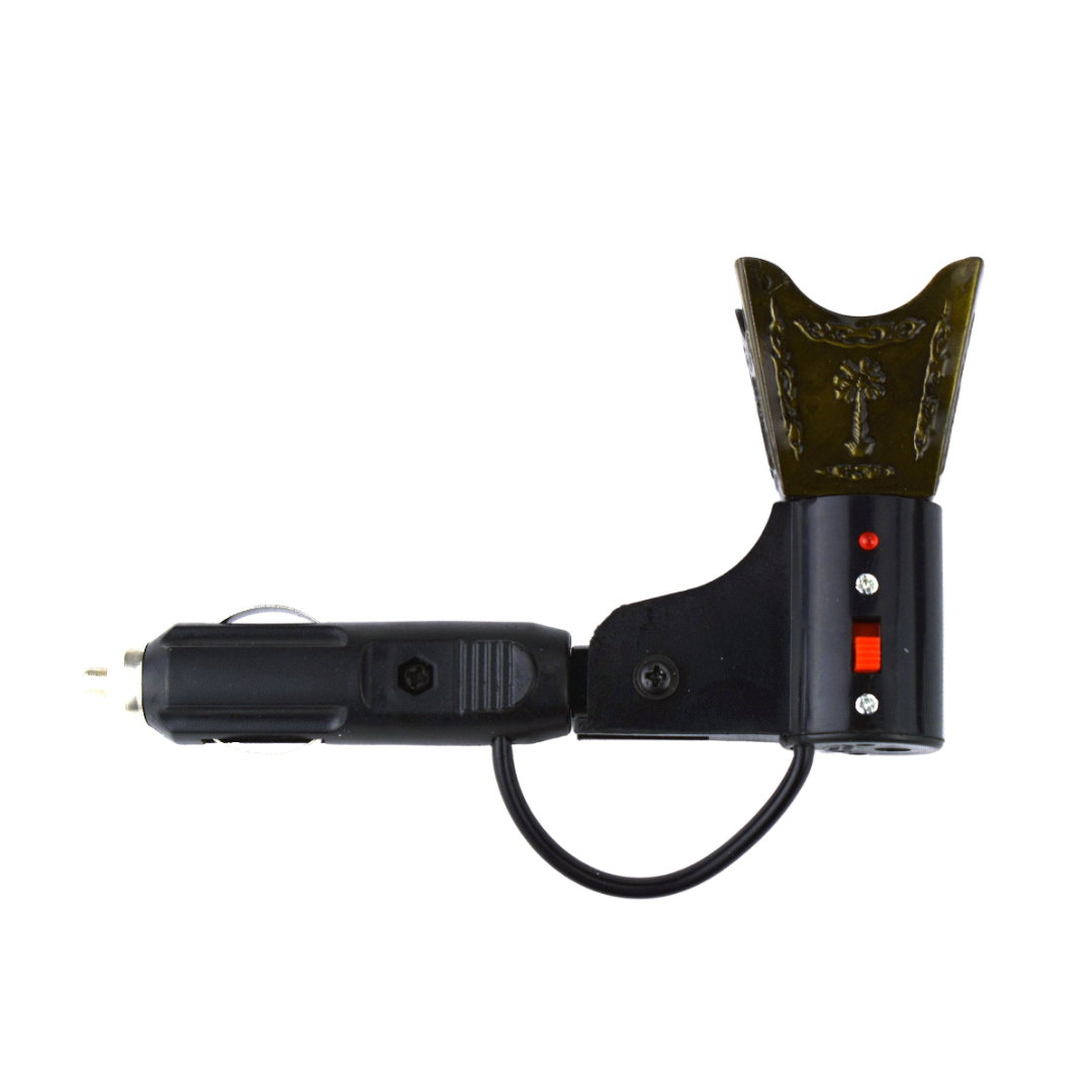 Electric Car Bukhoor Burner – Plug-In Aromatherapy Diffuser for Car | Portable Oud Incense