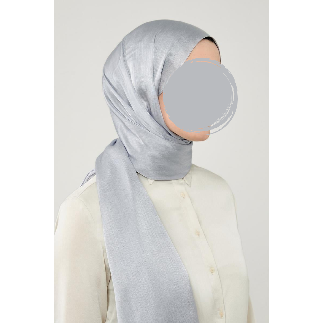 Shiny Textured Shawl Hijab – Elegant and Stylish Headscarf for Women