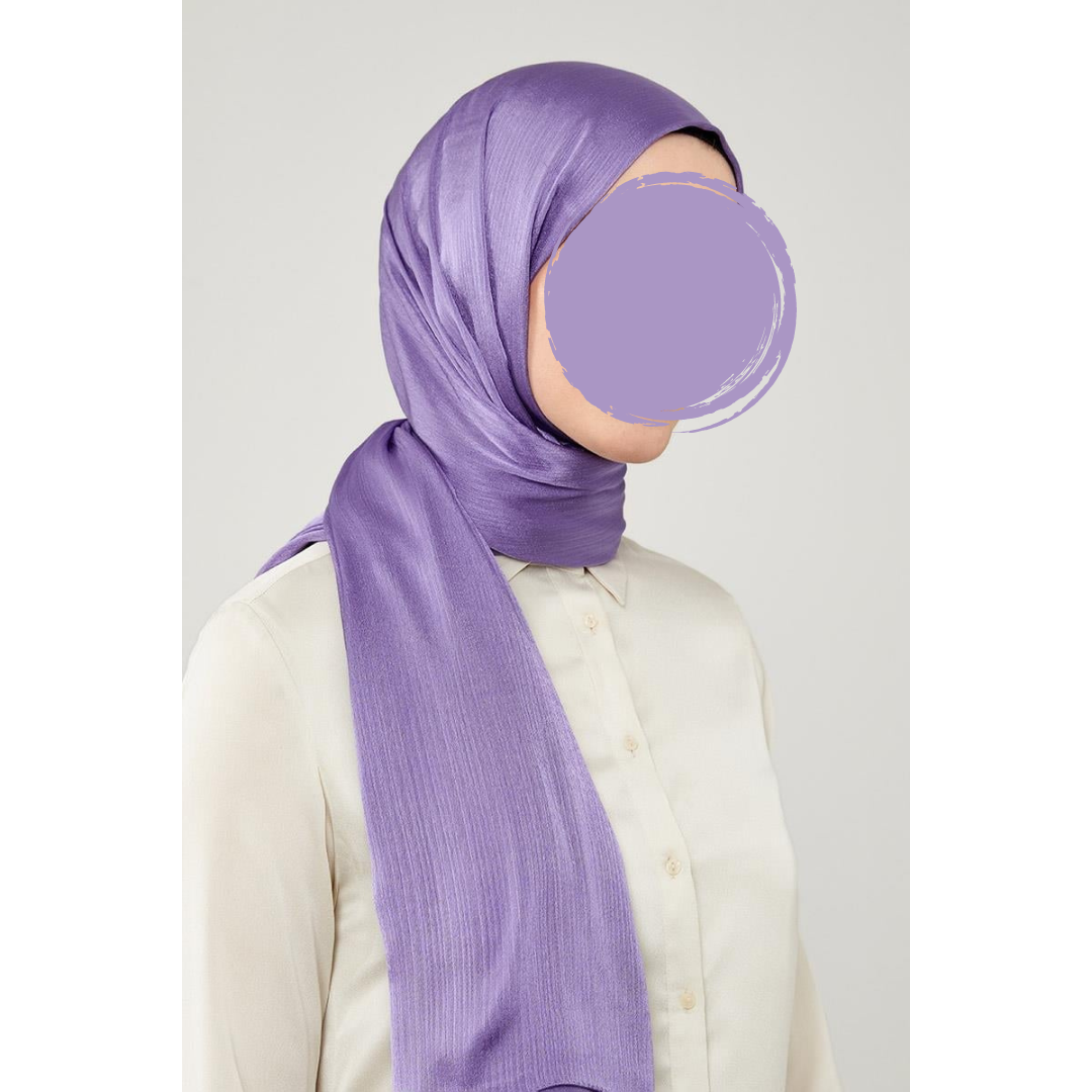 Shiny Textured Shawl Hijab – Elegant and Stylish Headscarf for Women