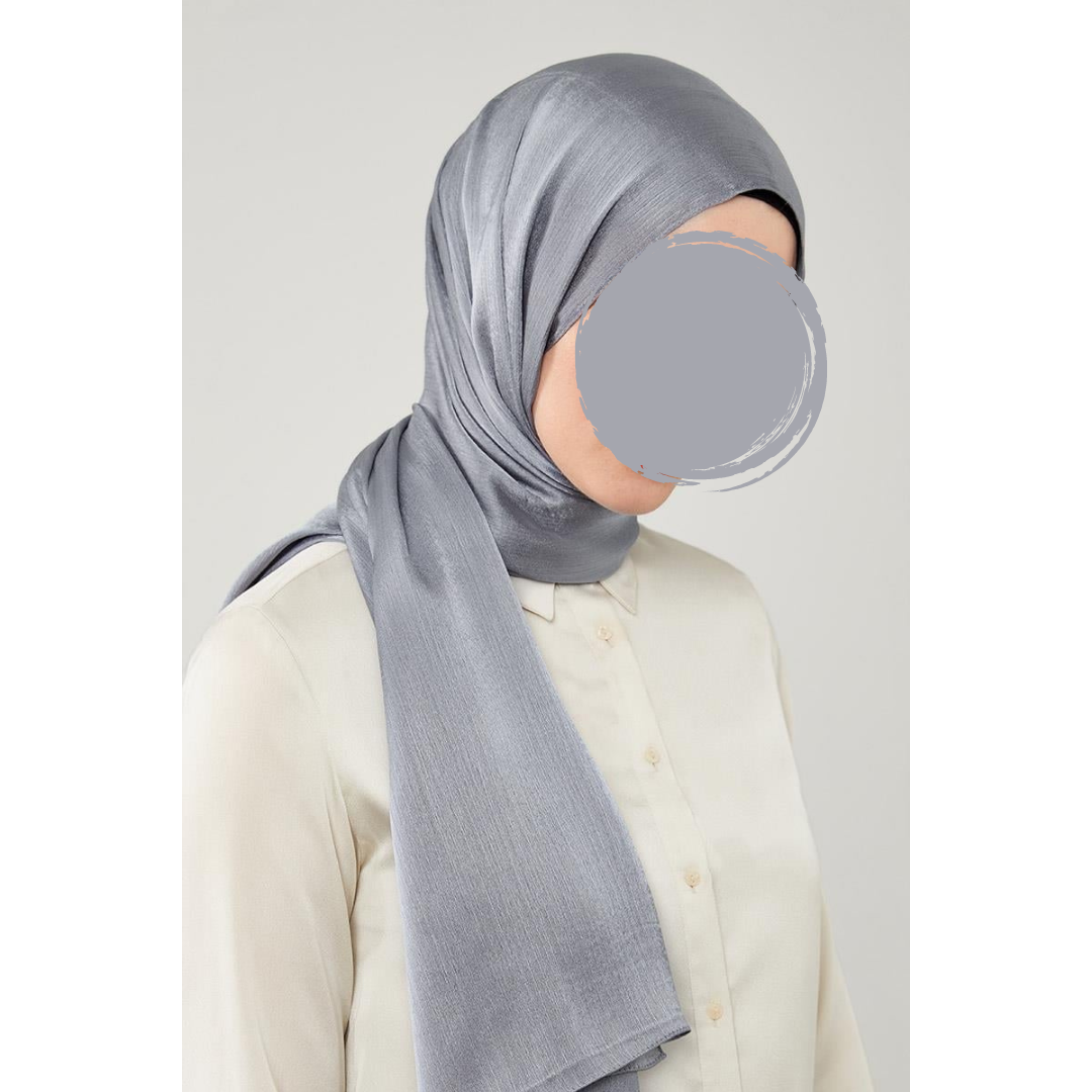 Shiny Textured Shawl Hijab – Elegant and Stylish Headscarf for Women