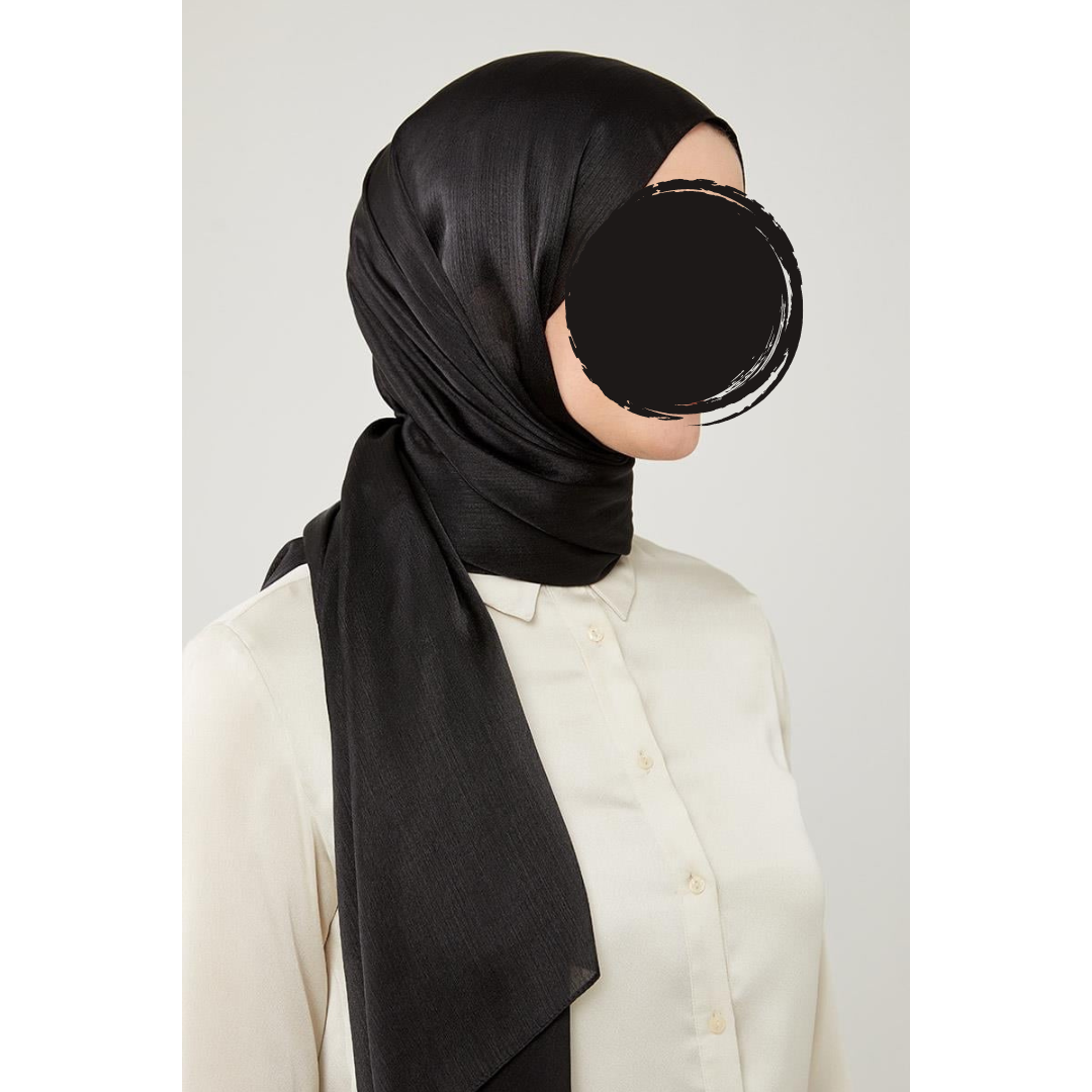 Shiny Textured Shawl Hijab – Elegant and Stylish Headscarf for Women