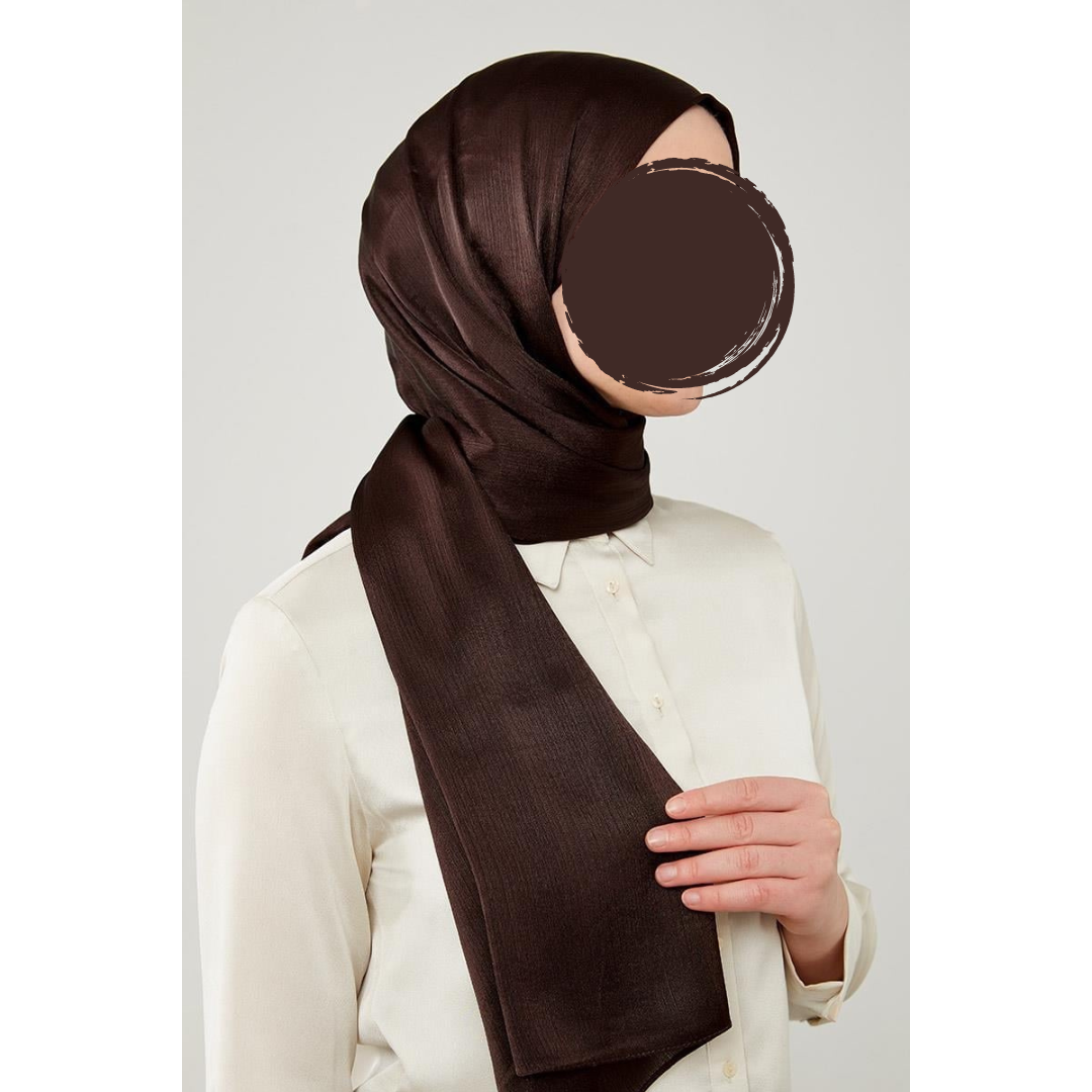 Shiny Textured Shawl Hijab – Elegant and Stylish Headscarf for Women