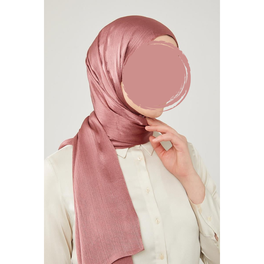 Shiny Textured Shawl Hijab – Elegant and Stylish Headscarf for Women