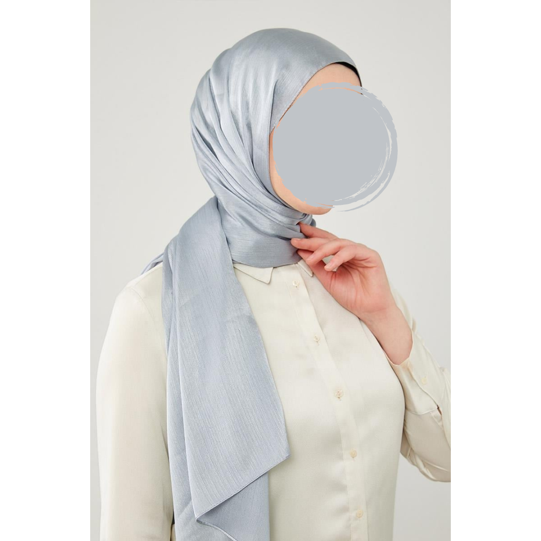 Shiny Textured Shawl Hijab – Elegant and Stylish Headscarf for Women
