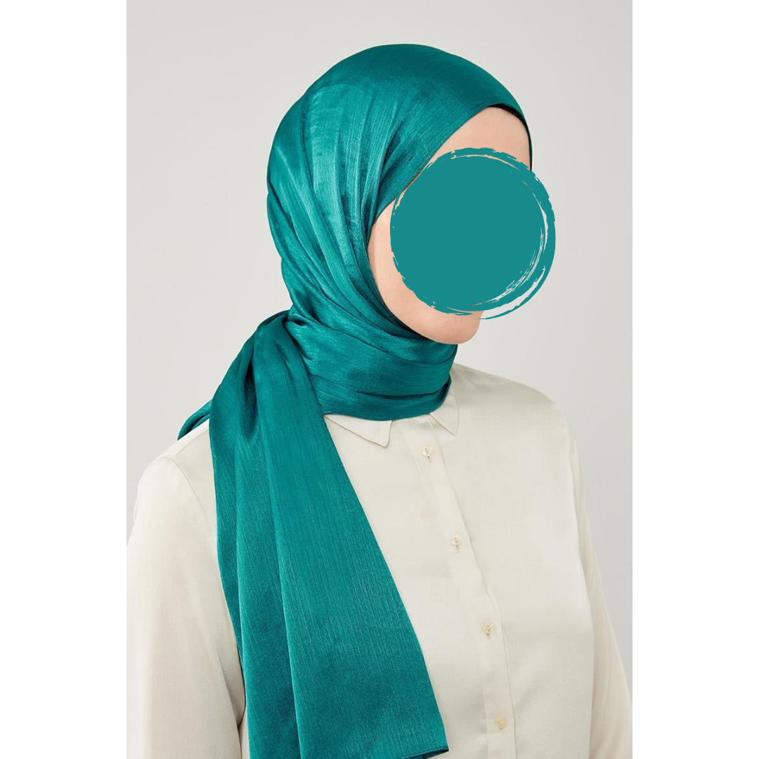 Shiny Textured Shawl Hijab – Elegant and Stylish Headscarf for Women