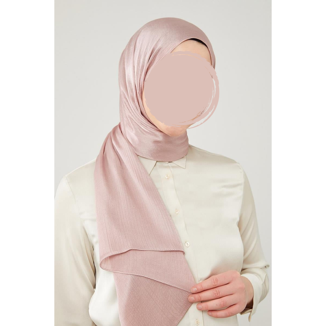 Shiny Textured Shawl Hijab – Elegant and Stylish Headscarf for Women