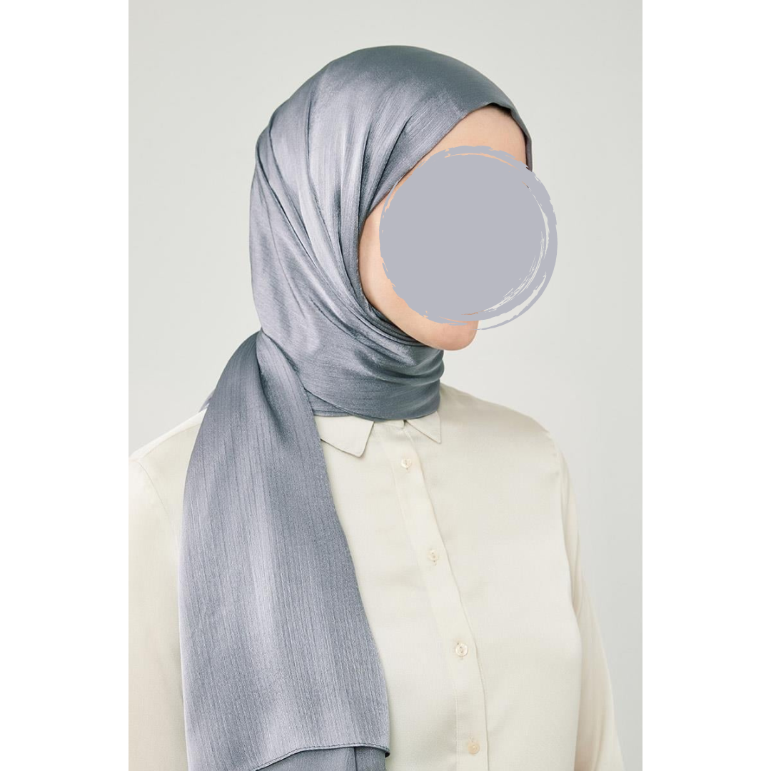 Shiny Textured Shawl Hijab – Elegant and Stylish Headscarf for Women