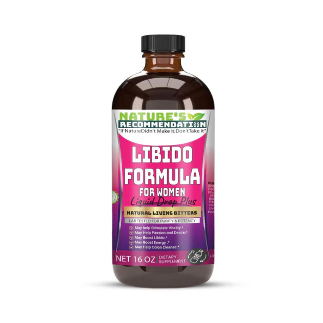 Libido Formula for Women 16 oz Living Bitters w/ Raspberry Root