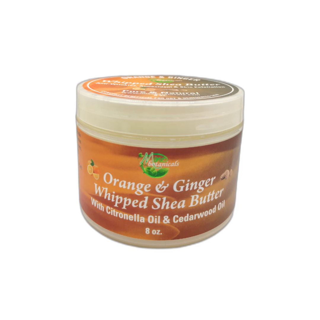 Orange and Ginger Whipped Shea Butter 8oz