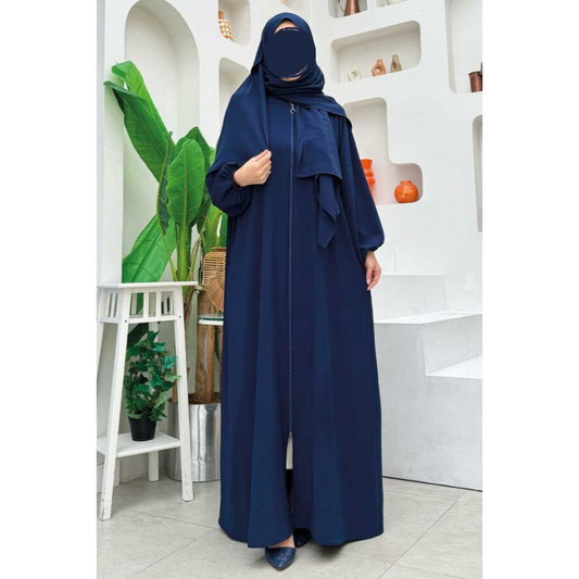 Zip-Up Shawl Prayer Garment – Modest and Convenient Islamic Clothing for Women