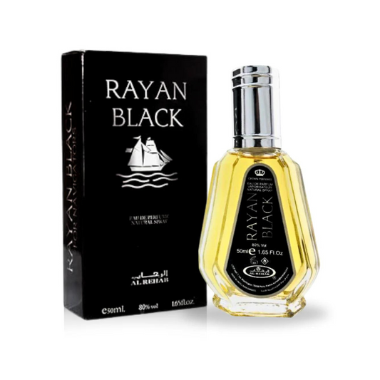 Rayan Black 50ml Eau De Parfum by Al Rehab