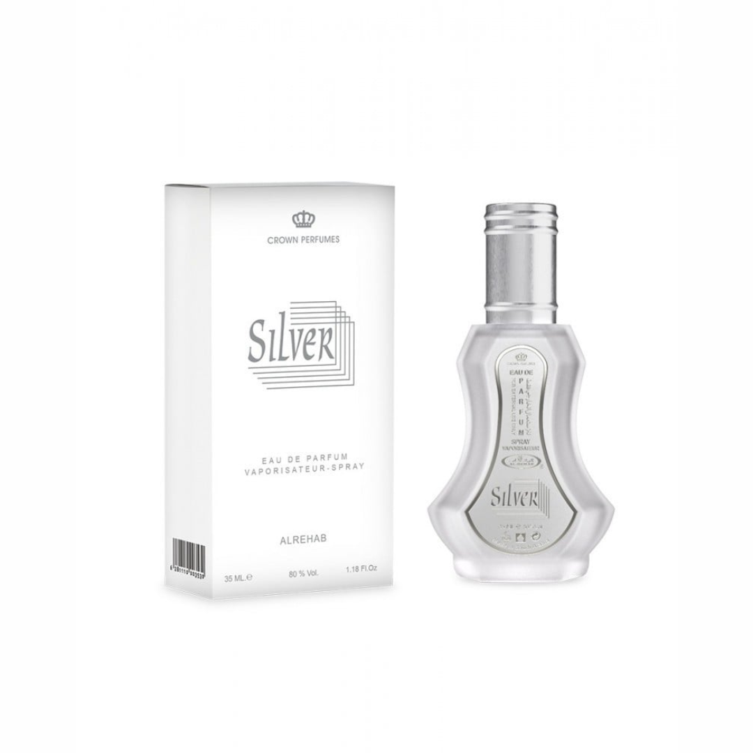 Silver 35ml Eau De Parfum by Al Rehab