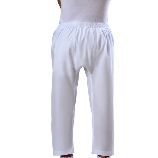 Al Aseel White Thobe Pants Model K (No Pocket)