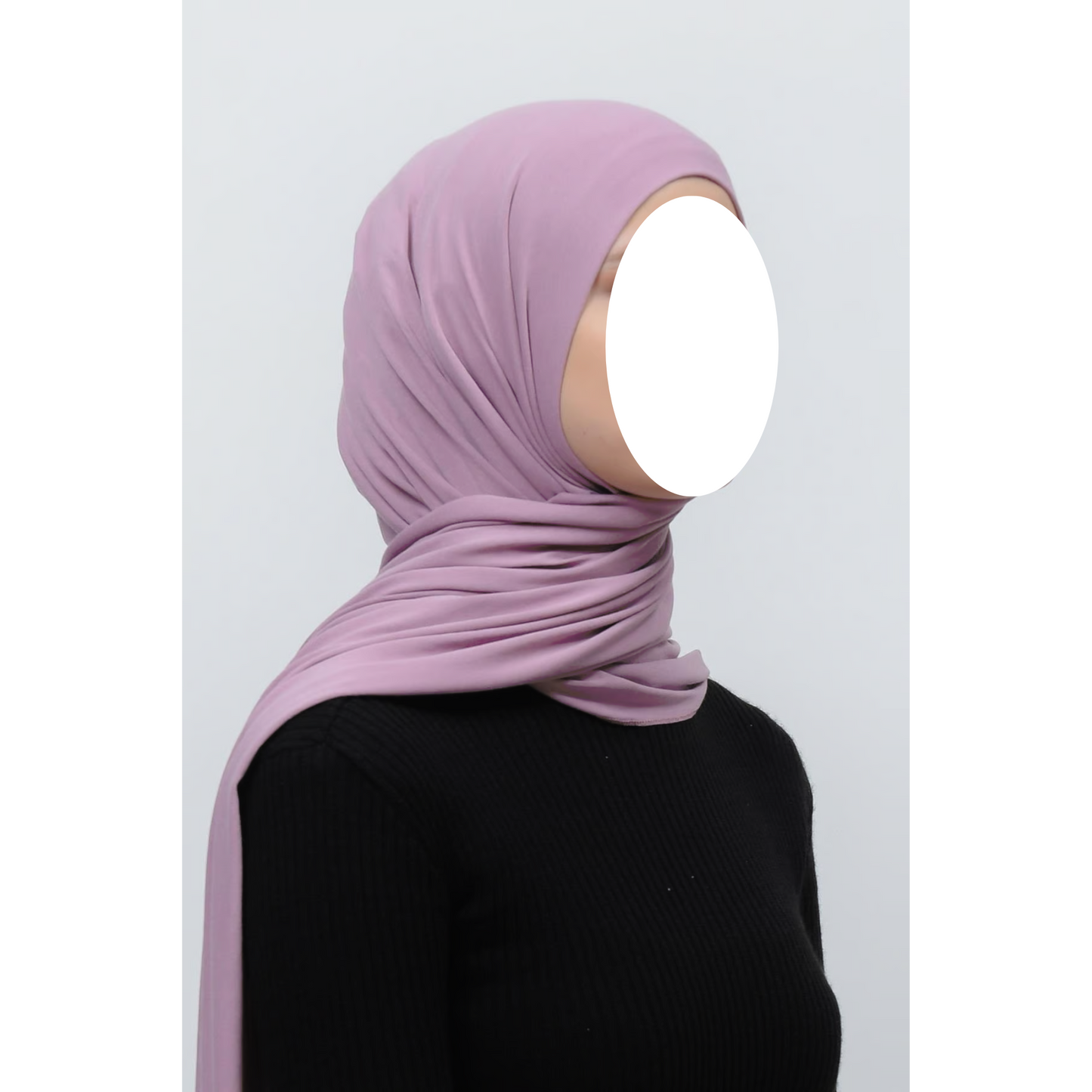 Powder Pink Jersey Hijab