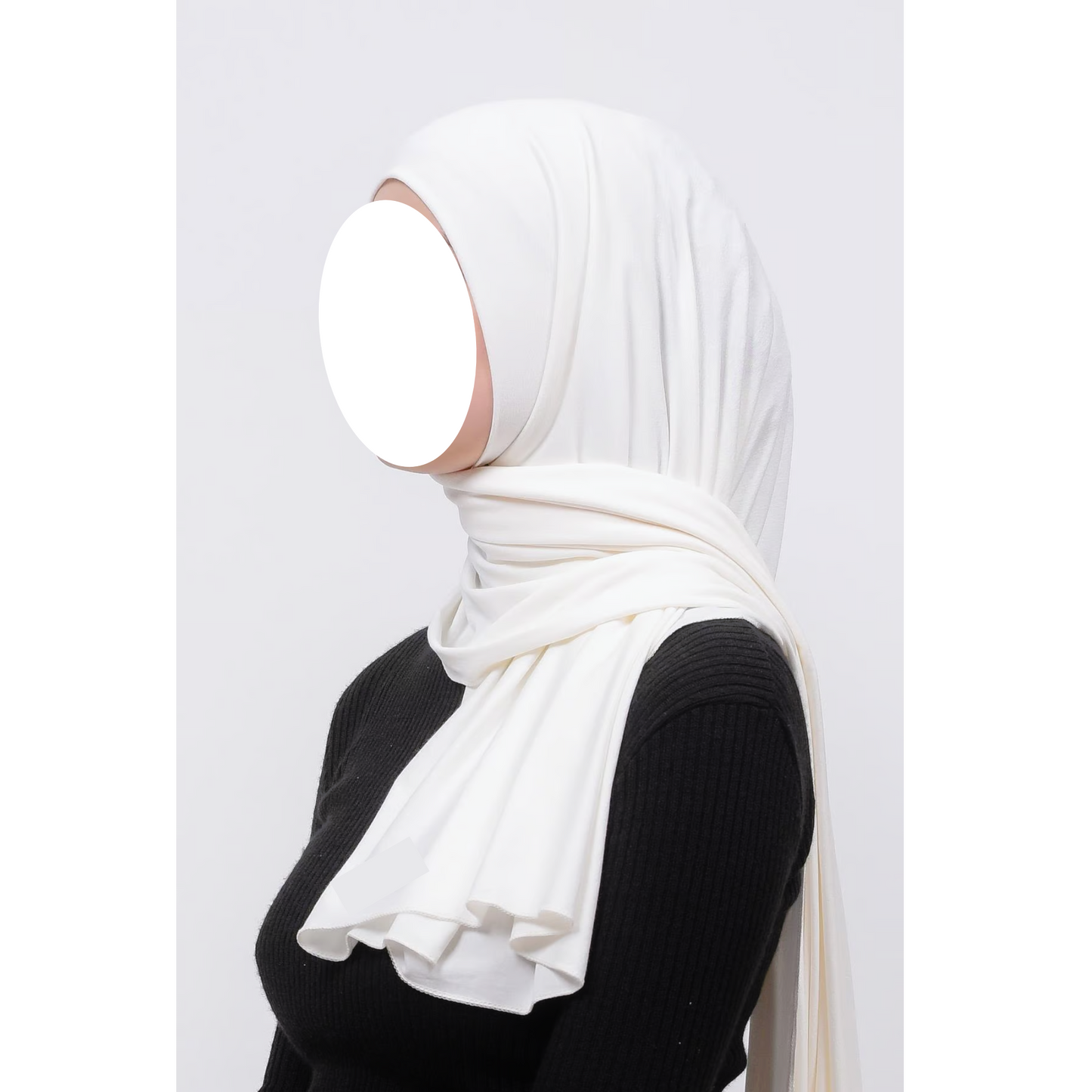 Off White Jersey Hijab