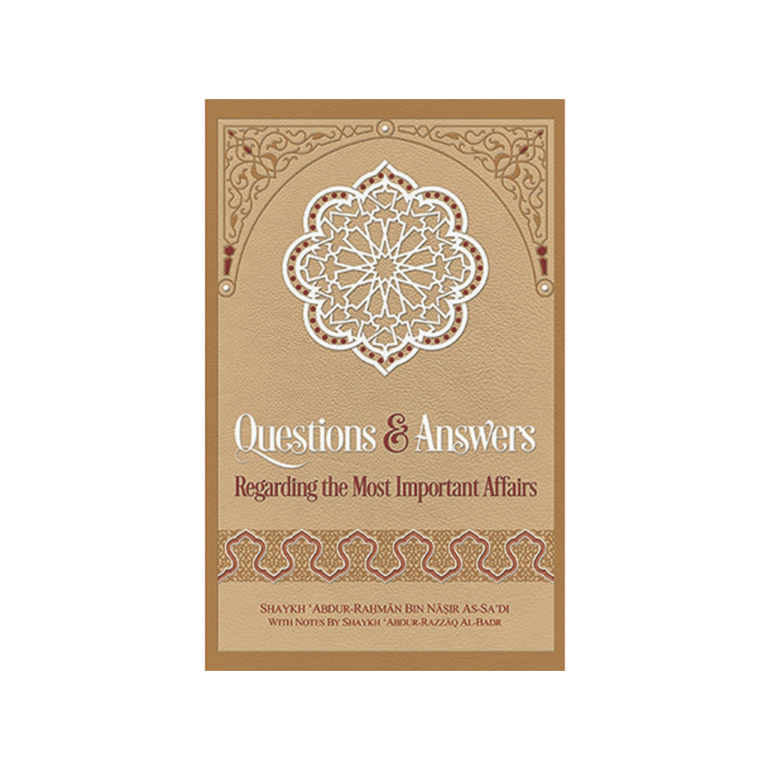 QUESTIONS & ANSWERS REGARDING THE MOST IMPORTANT AFFAIRS