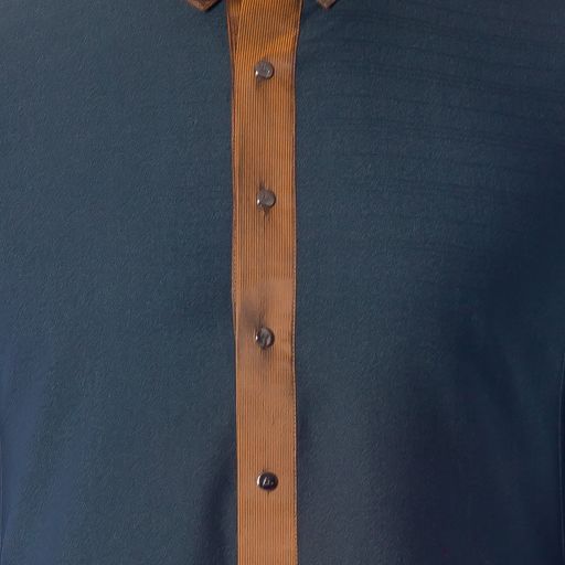 Midnight Green Thobe - Elegant Designer Muslim Wear from London