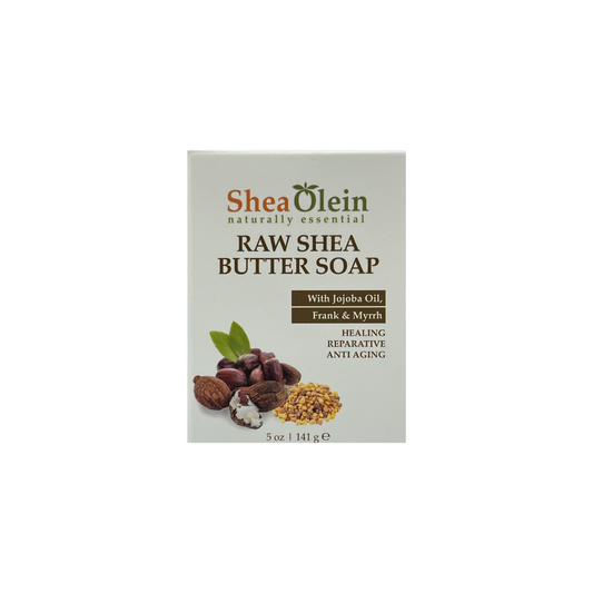 Raw Shea Butter Soap with Jojoba Oil, Frank and Myrrh 5oz