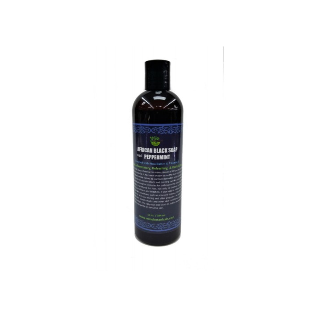 African Black Soap With Peppermint Body Wash