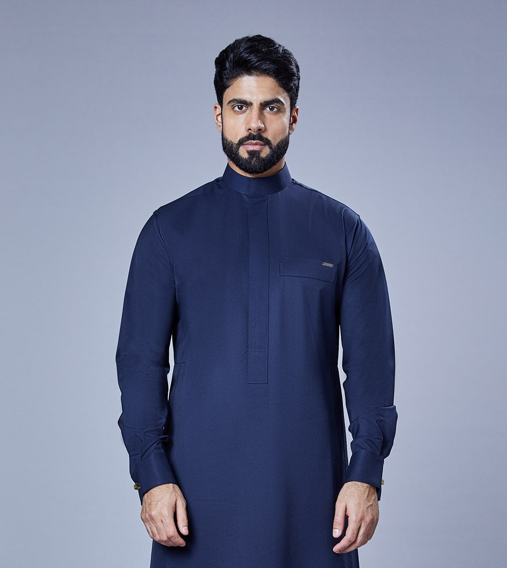 Luxury Thobe With 100% Italian Wool Fabric (Comes With Cufflinks)