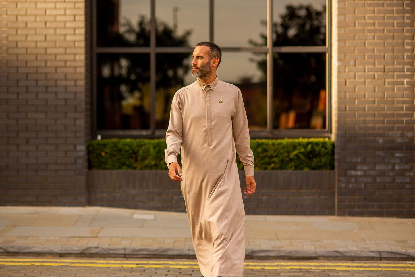 Basic Beige Thobe - Elegant Designer Muslim Wear from London