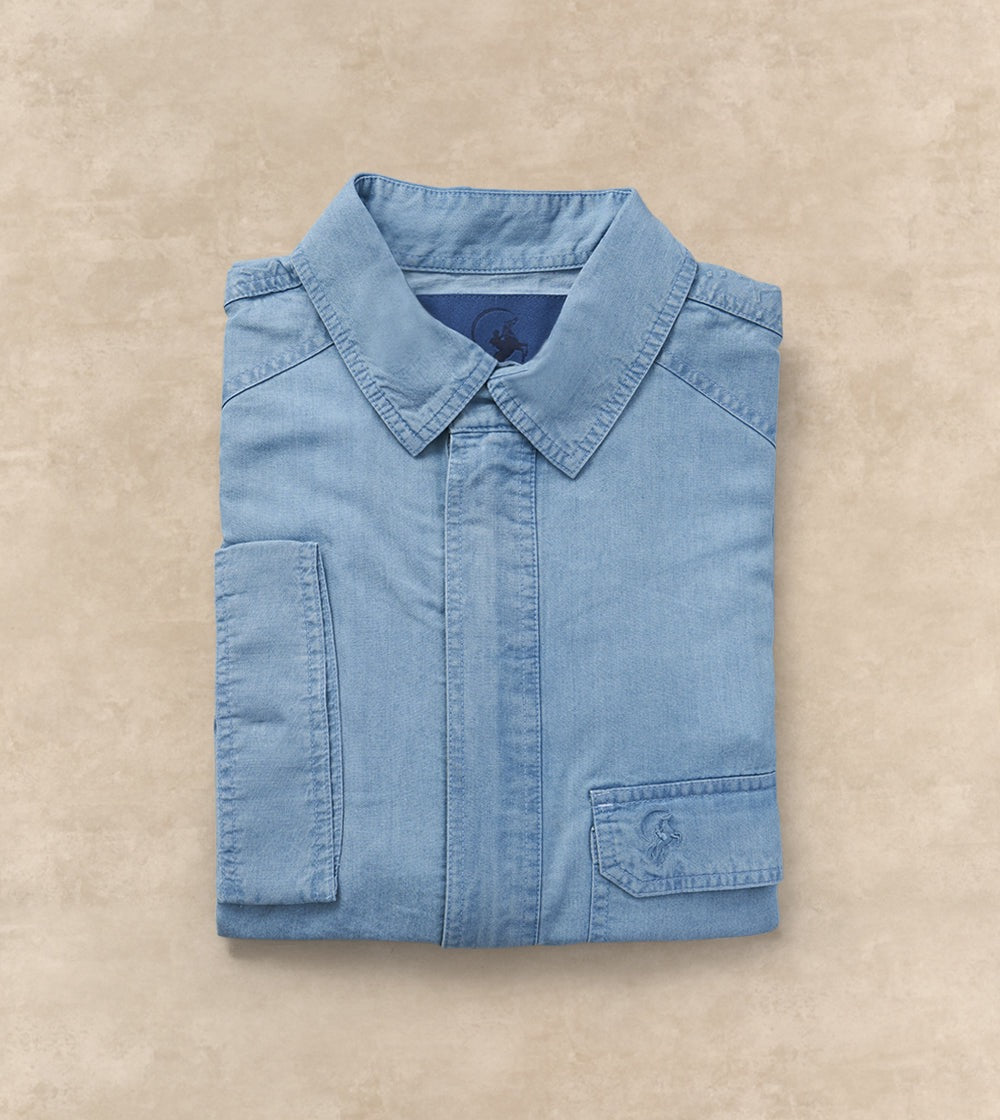 Casual Denim Thobe – Blue