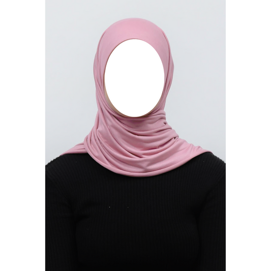 Faded Pink Jersey Hijab