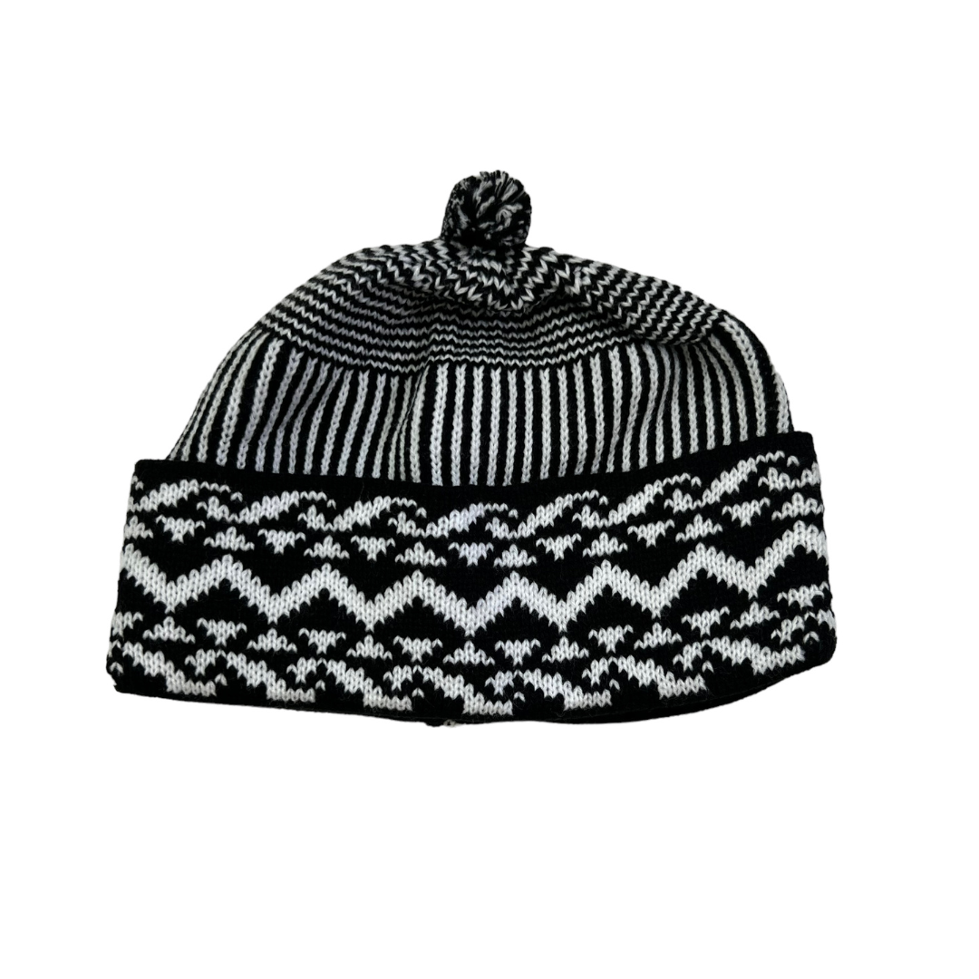 Black and White Pattern Winter Hat