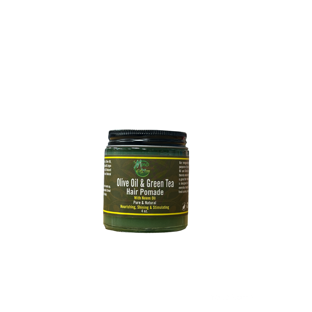 Olive Oil and Green Tea Hair Pomade Bakkah Clothing