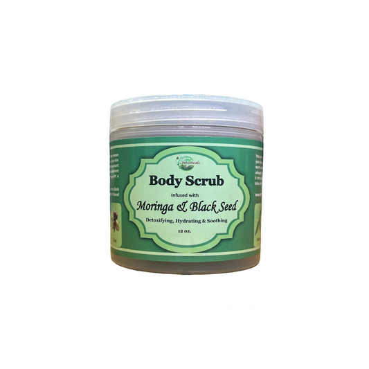 Body Scrub Infused with Moringa & Black Seed