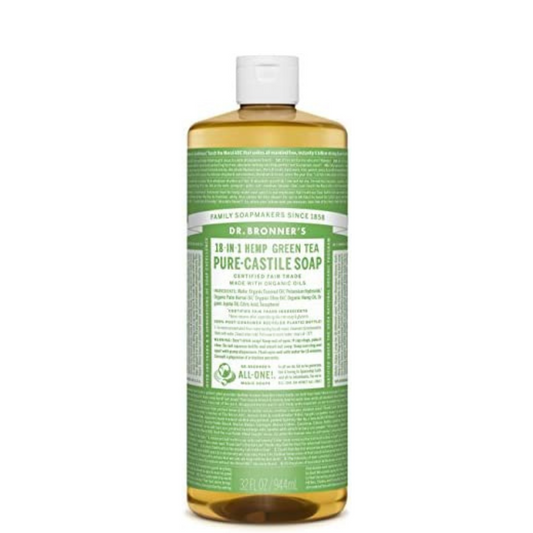 Dr. Bronner's Pure-Castile Hemp Green Tea Soap 32oz