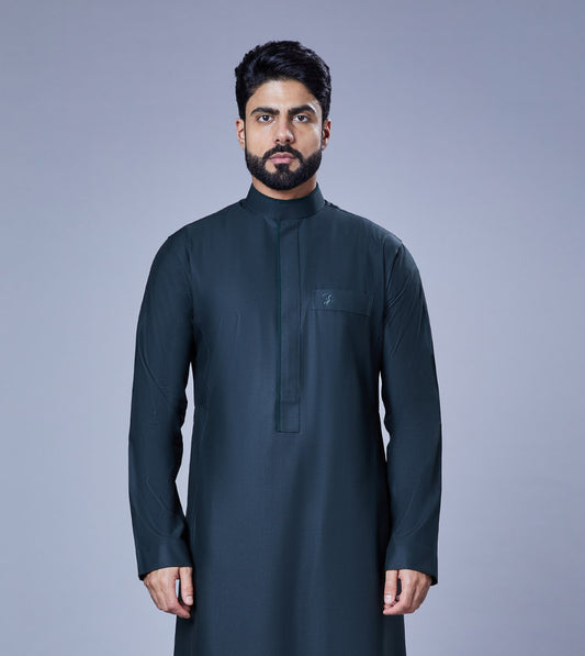 Green Thobe With Soft Fabric